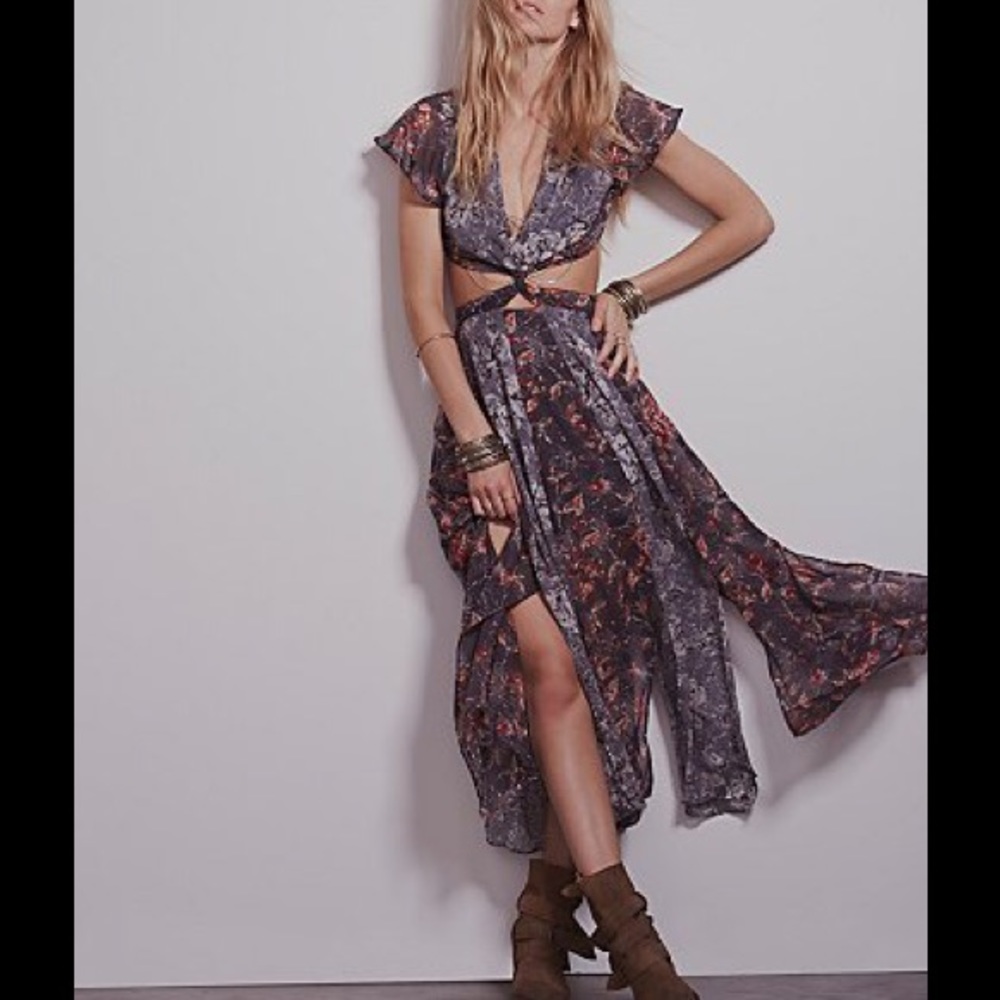 Free People floral Jasper Maxi dress